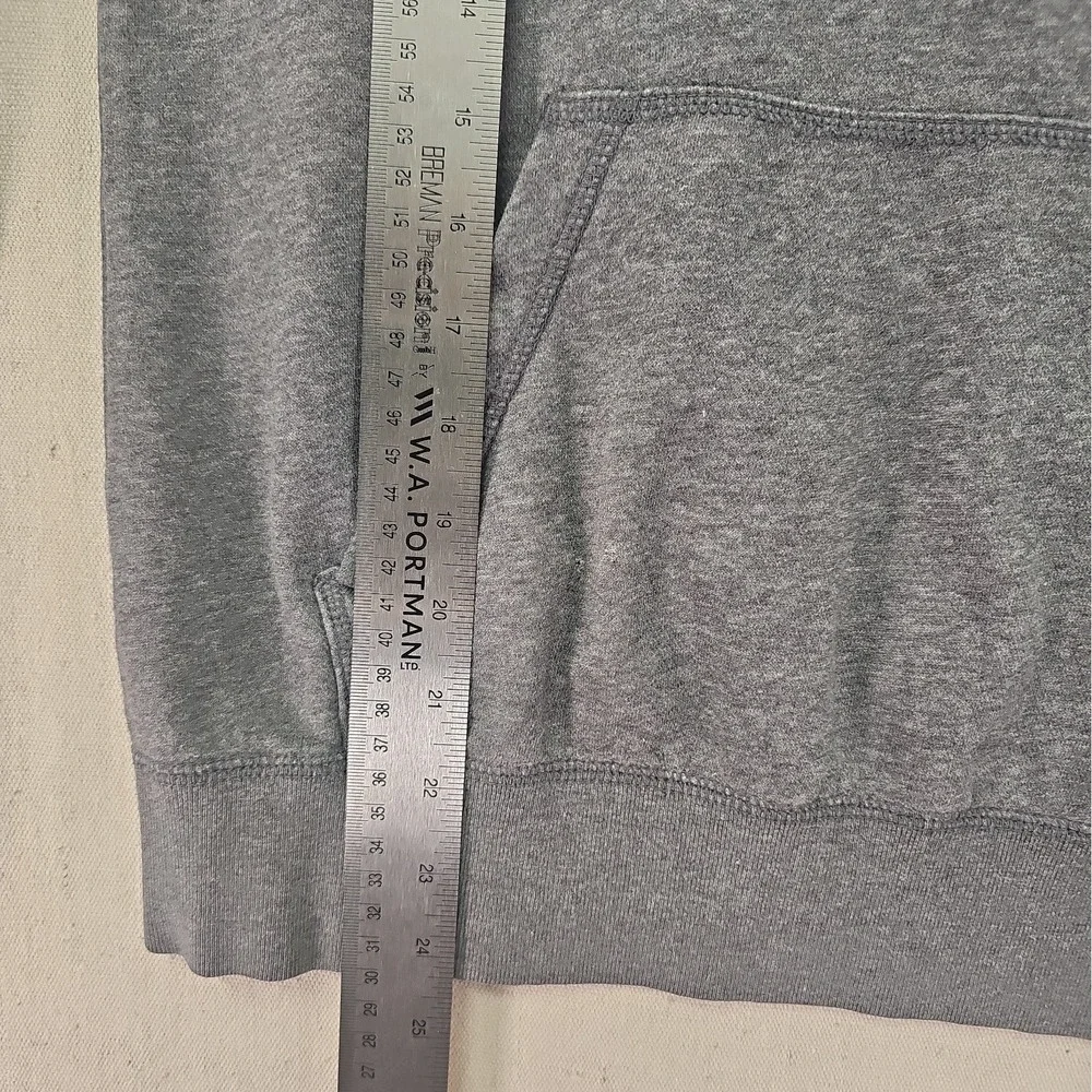 Nike Womens Medium Heather Gray Sportswear Club Fleece Funnel Neck Hoodie Cowl